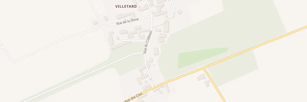 Plan du 3 Rue du Château à Maves