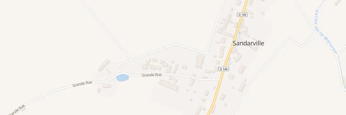 Plan du 10 La Grande Rue à Sandarville