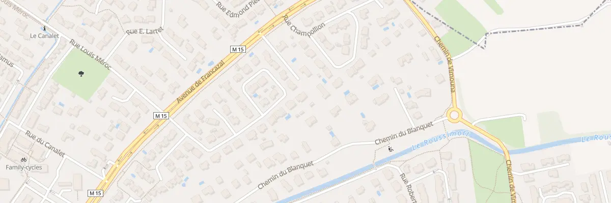 Plan du 24 Rue Saint-Perier à Villeneuve-Tolosane