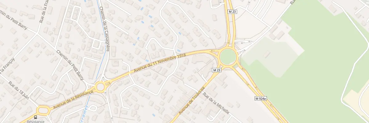 Plan du 1 Rue de Verdun à Cugnaux