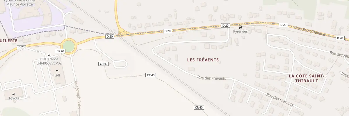 Plan du 21 Rue des Frévents à Vernouillet