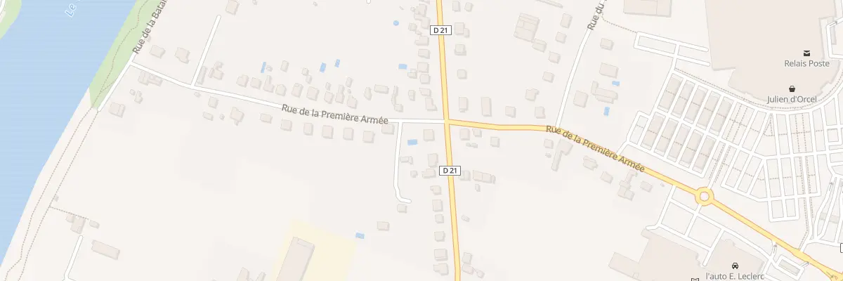 Plan du 1125 Rue de la Premiere Armee à Montauban