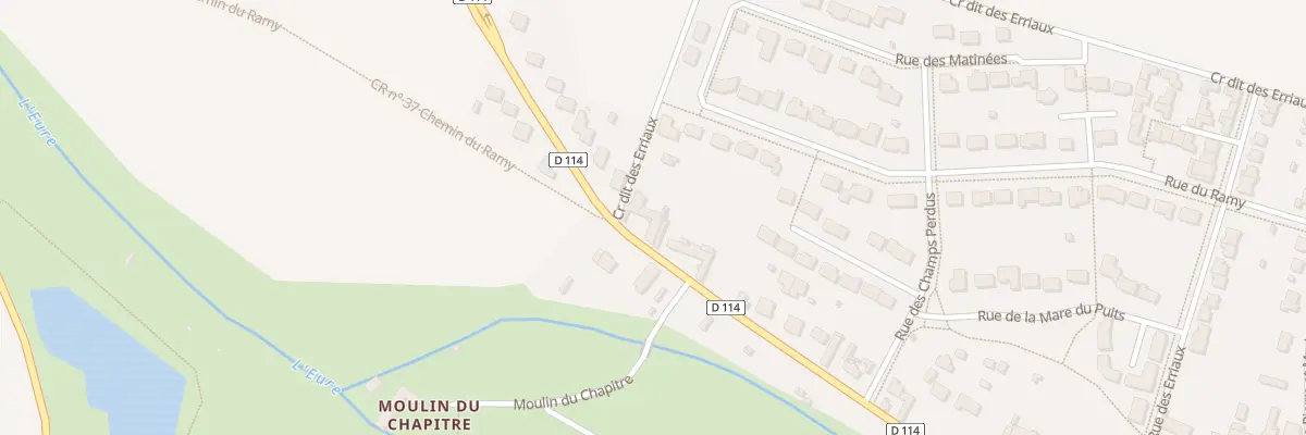 Plan du 42 Rue Maurice Dumais à Saint-Georges-sur-Eure