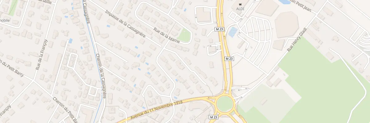 Plan du 1 Rue de l’Esc Normandie Niemen à Cugnaux