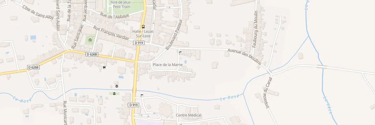 Plan du 8 Av des Moulins à Lézat-sur-Lèze