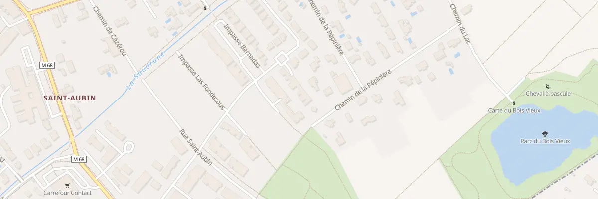 Plan du 1 Rue des Parets à Villeneuve-Tolosane