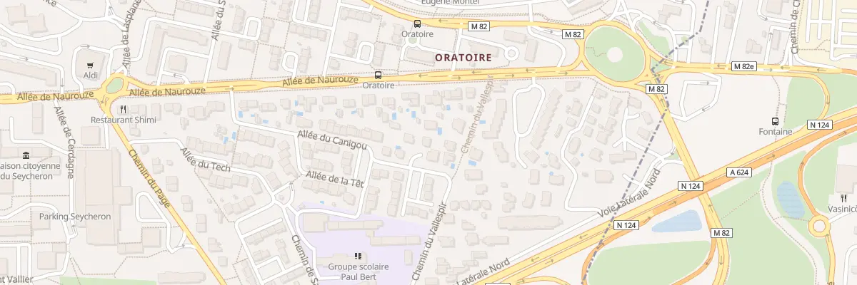 Plan du 25 All du Canigou à Colomiers