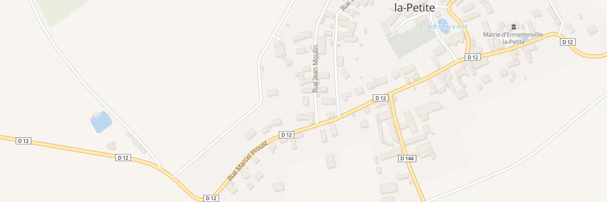 Plan du 1B Rue Jean Moulin à Ermenonville-la-Petite