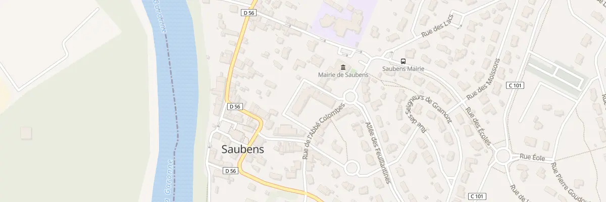 Plan du 3 Rue de l’Europe à Saubens