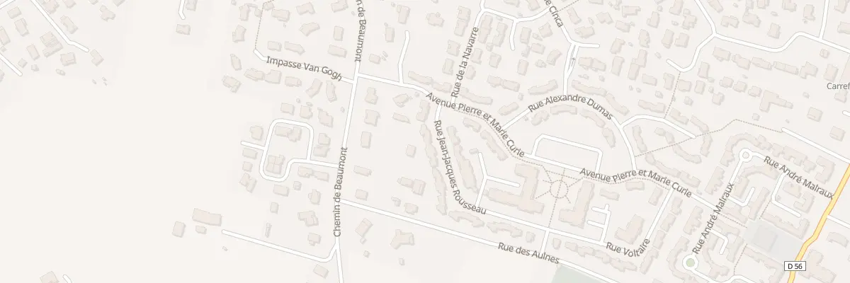 Plan du 8 Rue Jean Jacques Rousseau à Eaunes