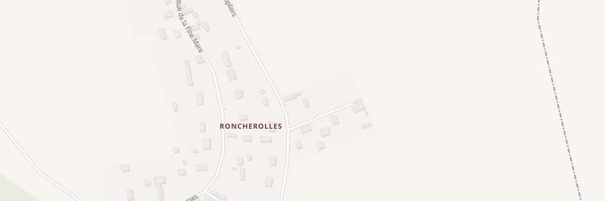 Plan du 2 Rue des Peupliers à La Roquette