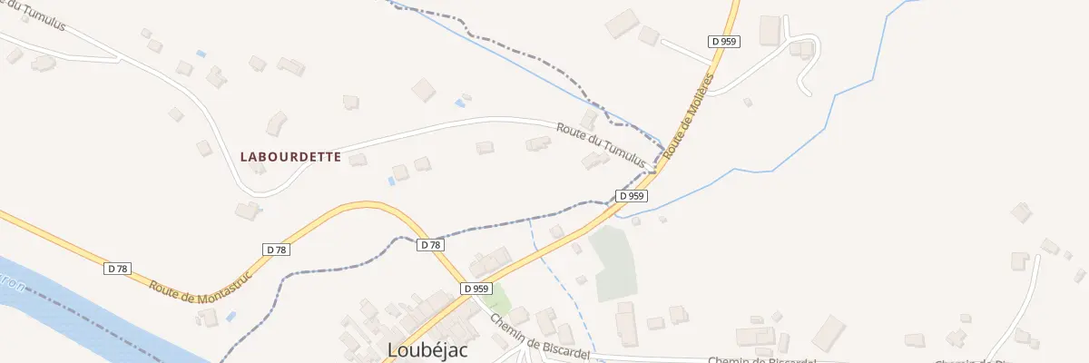 Plan du 2584 Rte du Tumulus à Piquecos