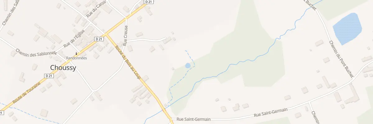 Plan du 4 Imp des Fontaines à Choussy