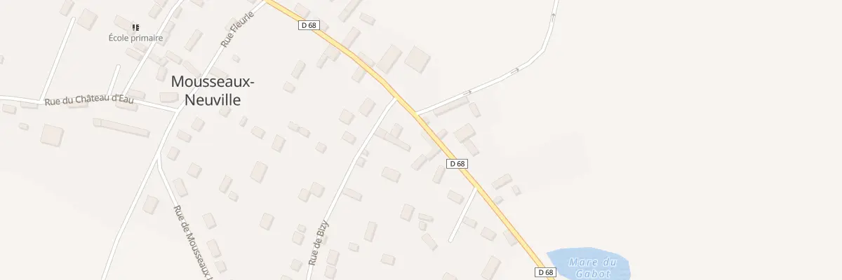 Plan du 7 Rue du Coulant d’Eau à Mousseaux-Neuville