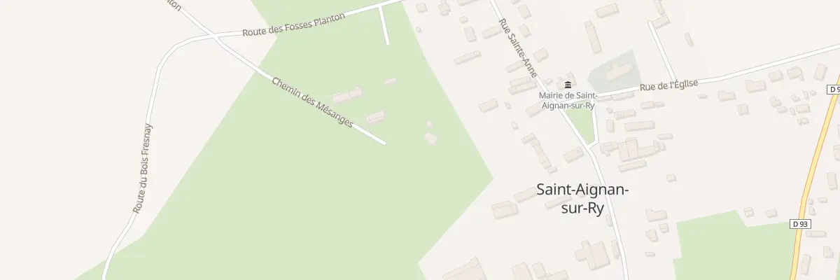 Plan du 217 Che des Mésanges à Saint-Aignan-sur-Ry