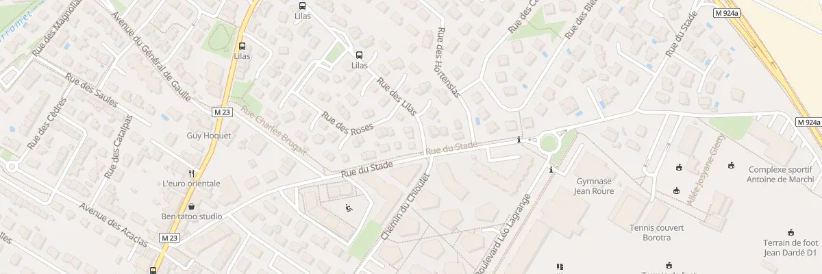 Plan du 34 Rue des Lilas à Cugnaux