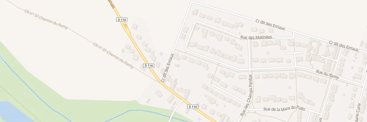 Plan du 33 Rue du Ramy à Saint-Georges-sur-Eure