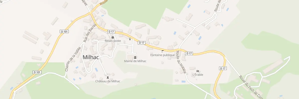 Plan du 5053 Milhac à Milhac