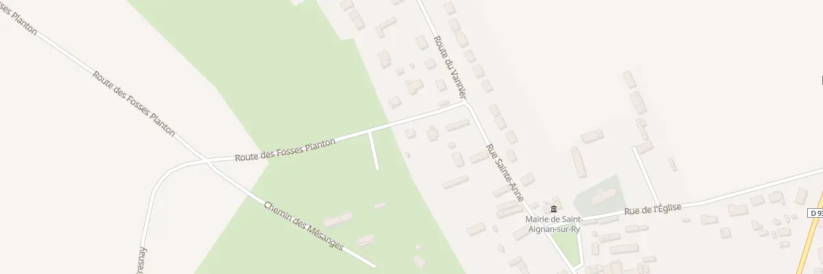 Plan du 57 Rte des Fossés Planton à Saint-Aignan-sur-Ry
