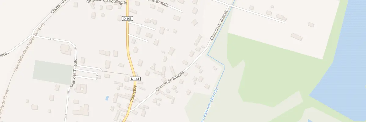 Plan du 9 Che de Brazais à Marcilly-sur-Eure