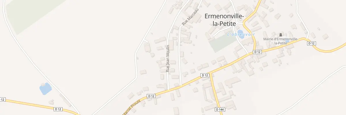 Plan du 1B Rue Marceau à Ermenonville-la-Petite