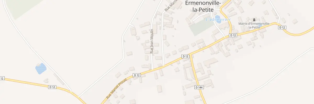 Plan du 1 Rue Marceau à Ermenonville-la-Petite