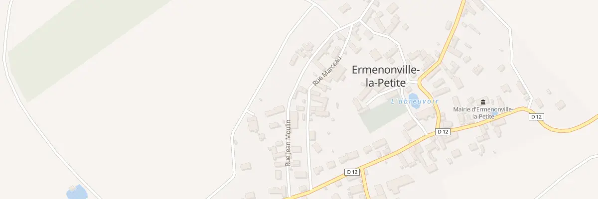Plan du 3 Rue Marceau à Ermenonville-la-Petite