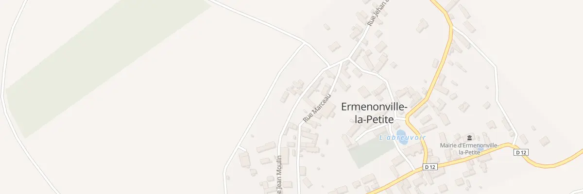 Plan du 9 Rue Jean Moulin à Ermenonville-la-Petite