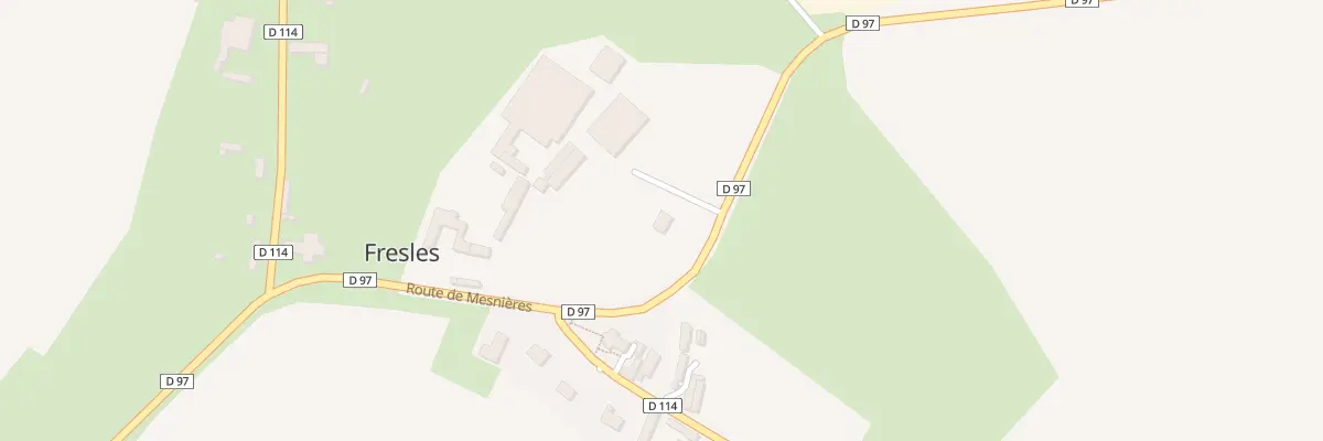 Plan du 354 Rte de Mesnieres à Fresles