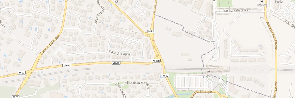 Plan du 43 All du Carlitte à Colomiers
