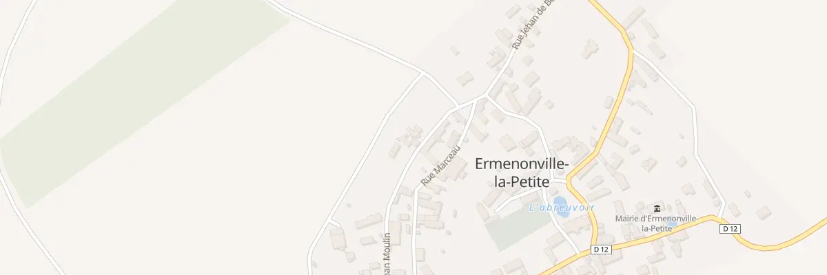 Plan du 11 Rue Jean Moulin à Ermenonville-la-Petite