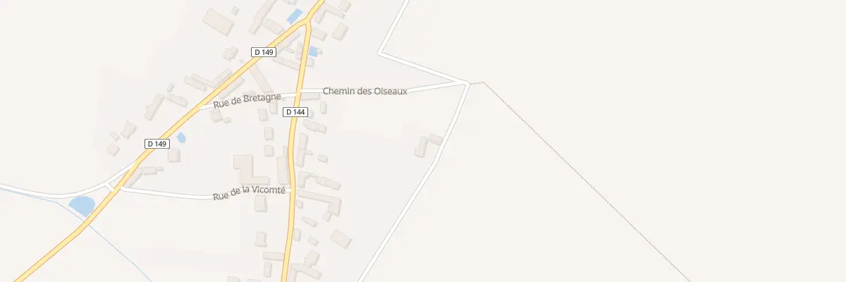 Plan du 1 Che des Oiseaux à Sandarville
