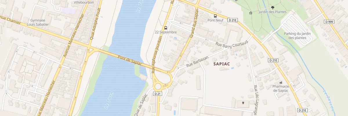 Plan du 62 Grand Rue Sapiac à Montauban