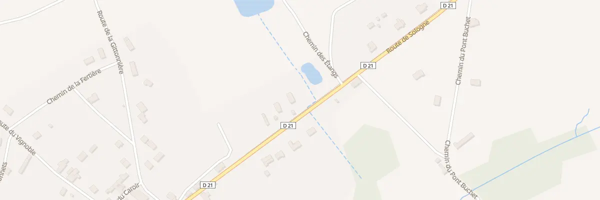 Plan du 17 Rte de Sologne à Choussy