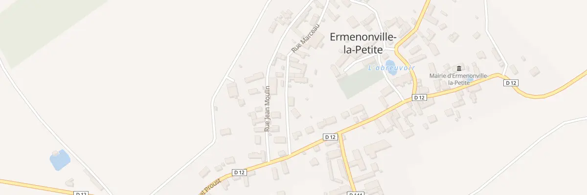 Plan du 4 Rue Marceau à Ermenonville-la-Petite