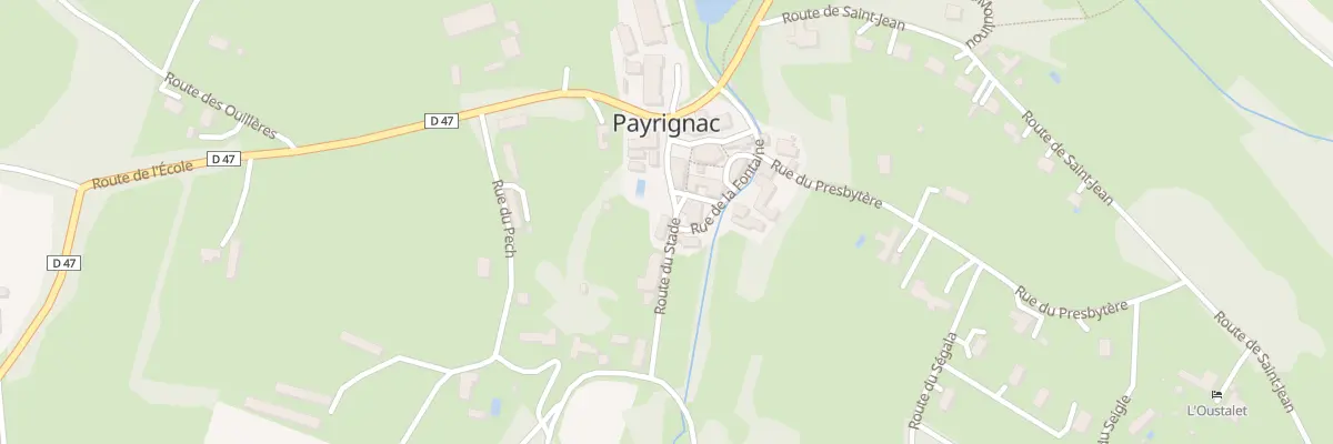 Plan du 5300 Le Bourg à Payrignac