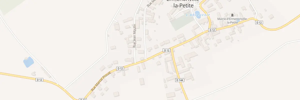 Plan du 15 Rue Marcel Proust à Ermenonville-la-Petite