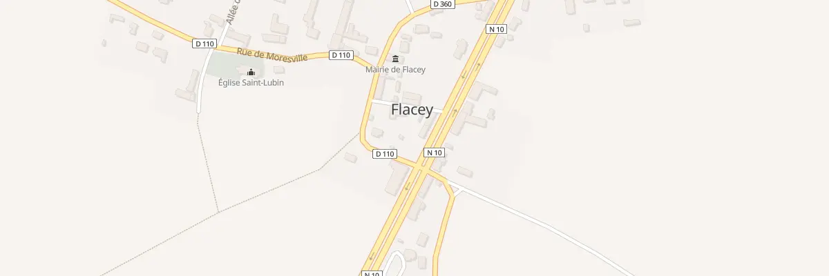 Plan du 13 Rue de la Libération à Flacey