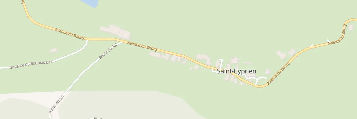 Plan du 5027 Le Bourg à Saint-Cyprien