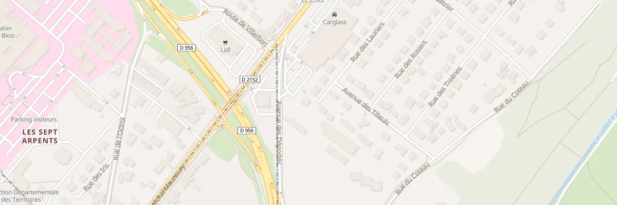 Plan du 25 Rue des Lauriers à La Chaussée-Saint-Victor