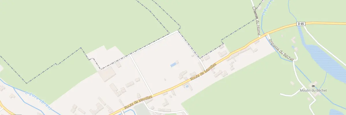 Plan du 23 Rte de Menilles à Croisy-sur-Eure