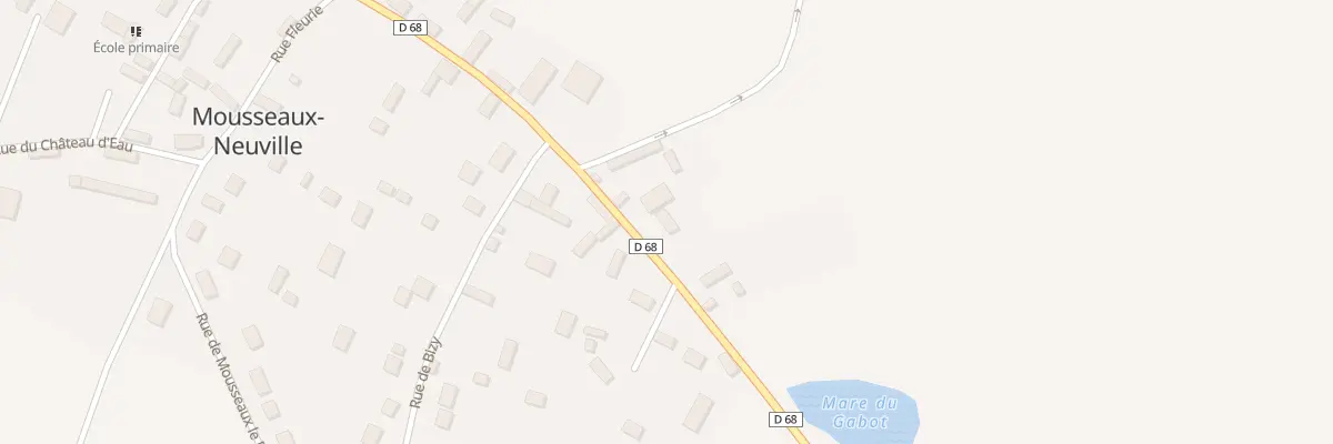 Plan du 12 Rue du Coulant d’Eau à Mousseaux-Neuville