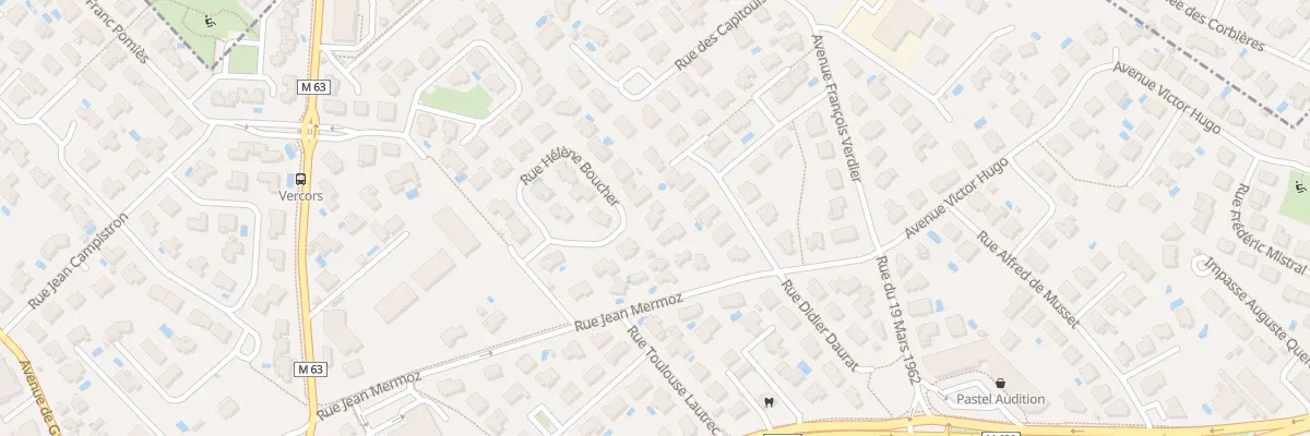 Plan du 10 Rue Hélène Boucher à Tournefeuille