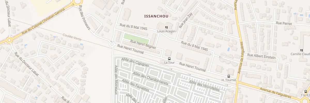 Plan du 33 Rue Henri Tournié à Montauban