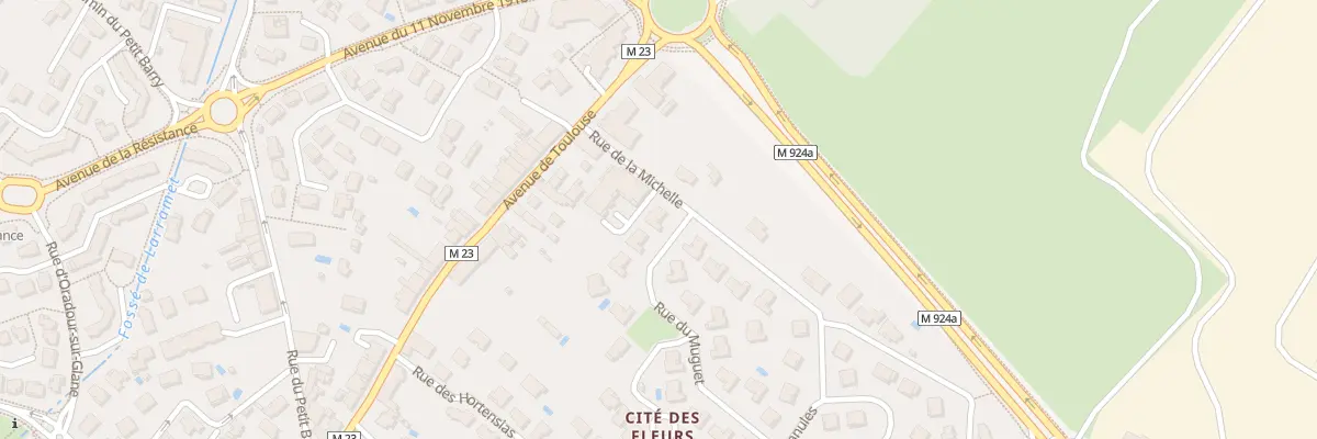 Plan du 17 Rue du Muguet à Cugnaux