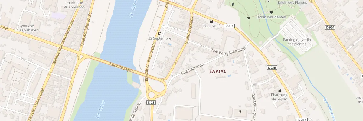 Plan du 63 Grand Rue Sapiac à Montauban