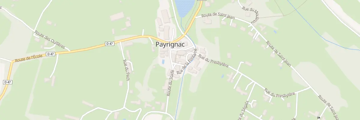 Plan du 10 Rue de la Fontaine à Payrignac