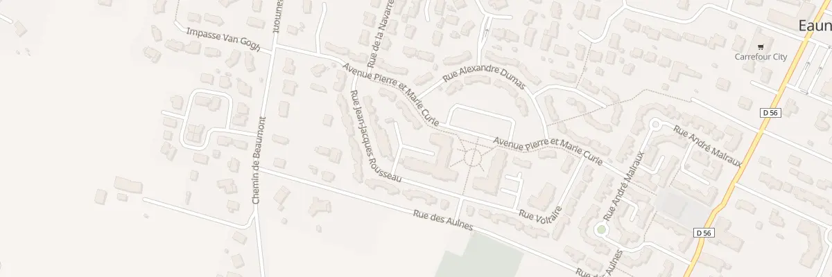 Plan du 15 Rue Jean Jacques Rousseau à Eaunes
