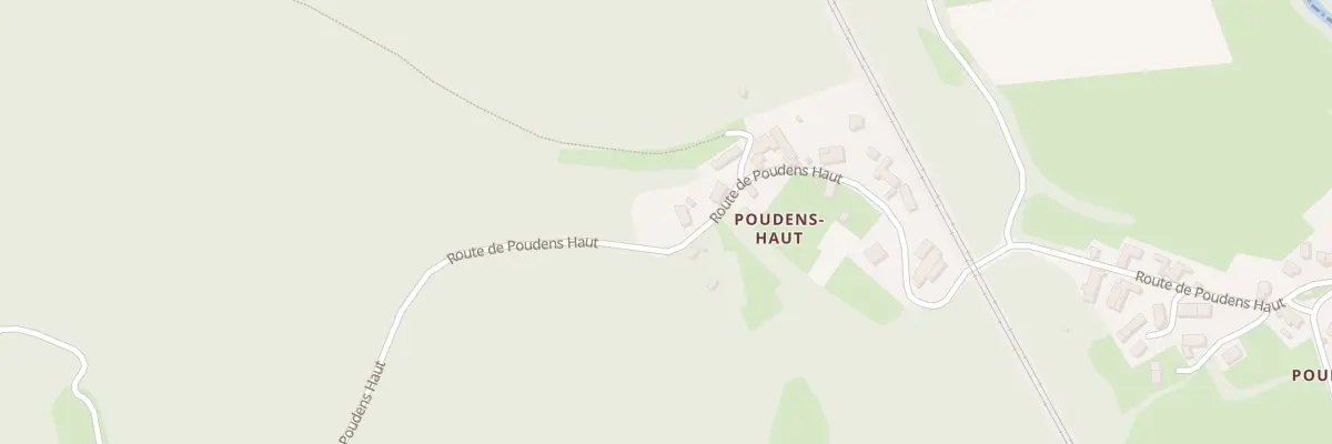Plan du 596 Rte de Poudens Haut à Dégagnac