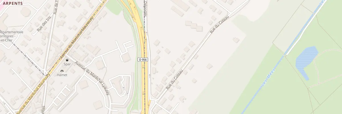 Plan du 12 Rue du Coteau à La Chaussée-Saint-Victor